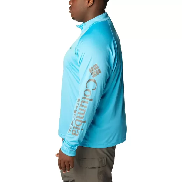 imageColumbia Mens Terminal Tackle 14 ZipRiptideCity Grey Logo