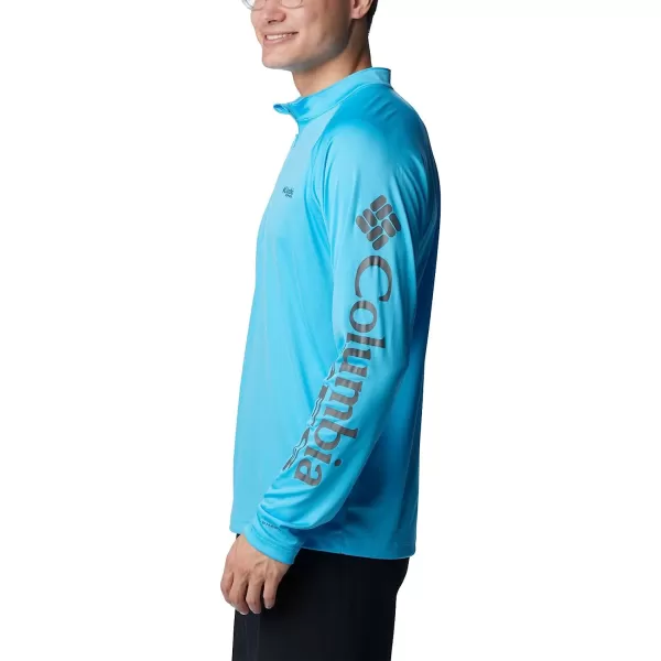 imageColumbia Mens Terminal Tackle 14 ZipRiptideCity Grey Logo