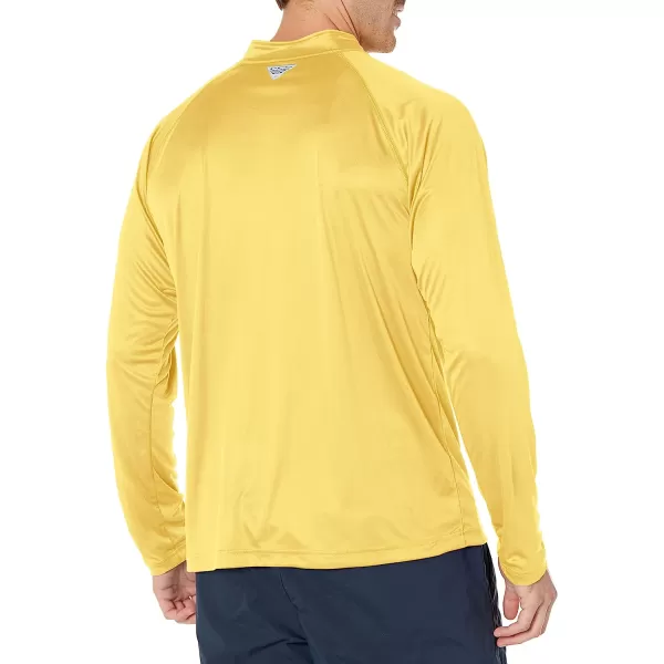 imageColumbia Mens Terminal Tackle 14 ZipSun GlowElectric Turquoise Logo