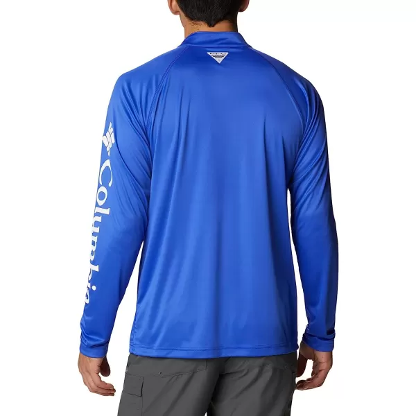 imageColumbia Mens Terminal Tackle 14 ZipTanzaniteWhite Logo