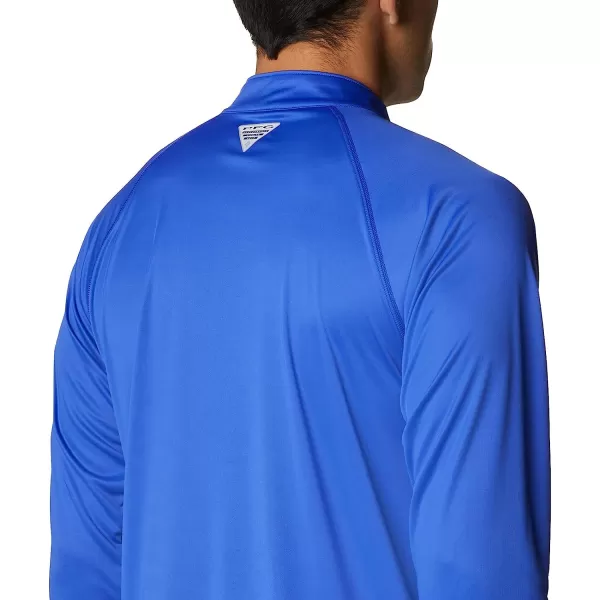 imageColumbia Mens Terminal Tackle 14 ZipTanzaniteWhite Logo