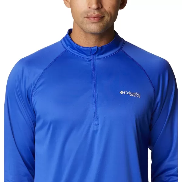 imageColumbia Mens Terminal Tackle 14 ZipTanzaniteWhite Logo