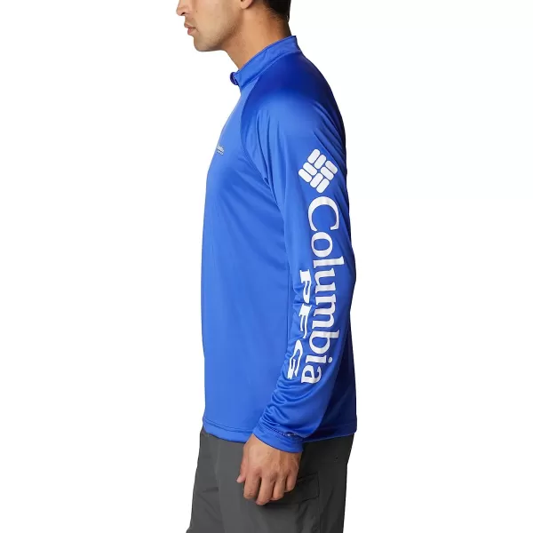 imageColumbia Mens Terminal Tackle 14 ZipTanzaniteWhite Logo