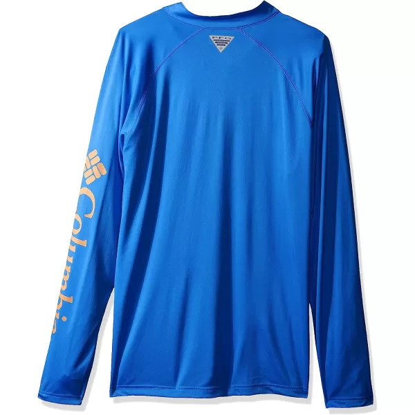 imageColumbia Mens Terminal Tackle 14 ZipVivid BlueBright Nectar Logo