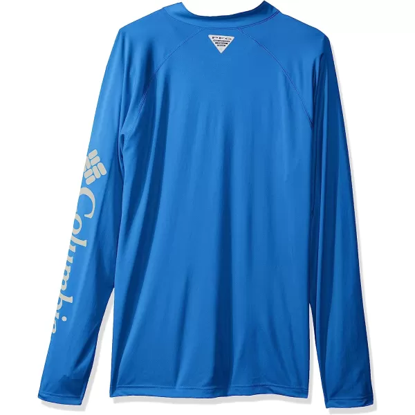 imageColumbia Mens Terminal Tackle 14 ZipVivid BlueCool Grey Logo
