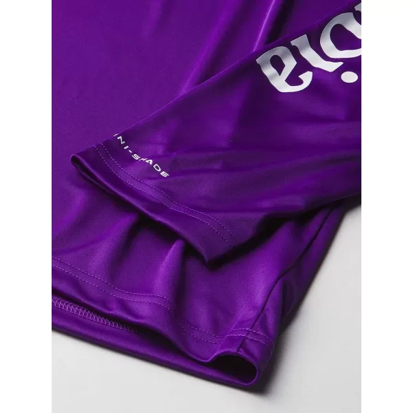imageColumbia Mens Terminal Tackle 14 ZipVivid PurpleWhite Logo