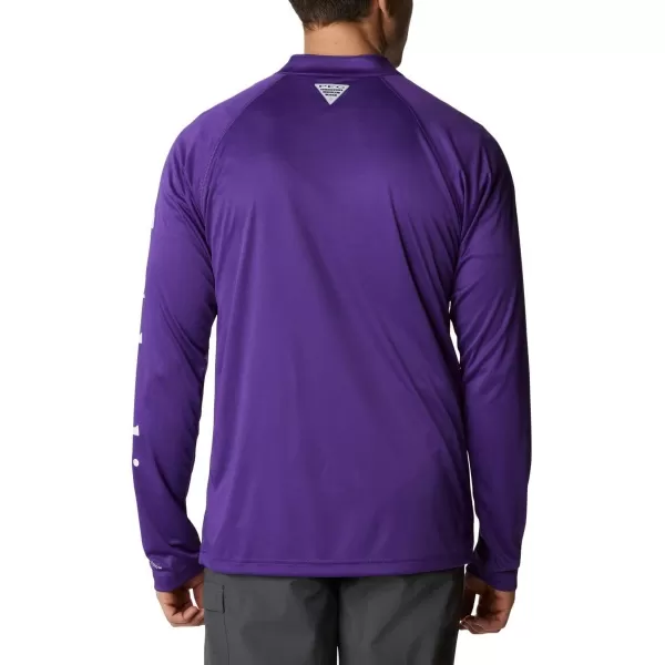 imageColumbia Mens Terminal Tackle 14 ZipVivid PurpleWhite Logo