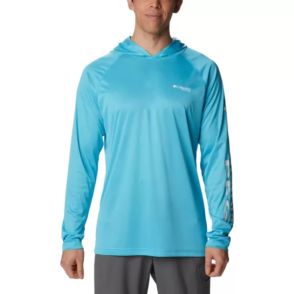 imageColumbia Mens Terminal Tackle Heather HoodieAtoll HeatherWhite Logo