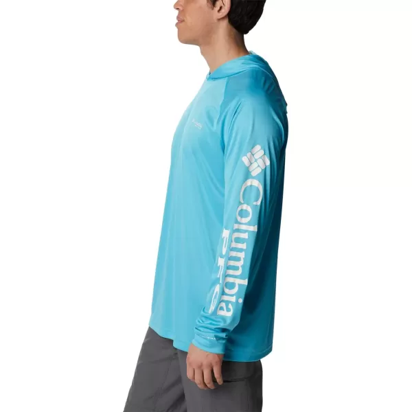 imageColumbia Mens Terminal Tackle Heather HoodieAtoll HeatherWhite Logo