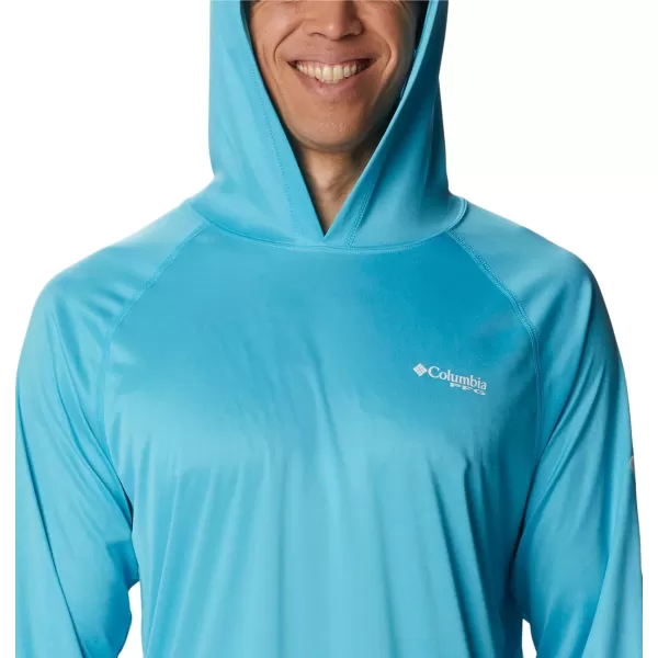 imageColumbia Mens Terminal Tackle Heather HoodieAtoll HeatherWhite Logo