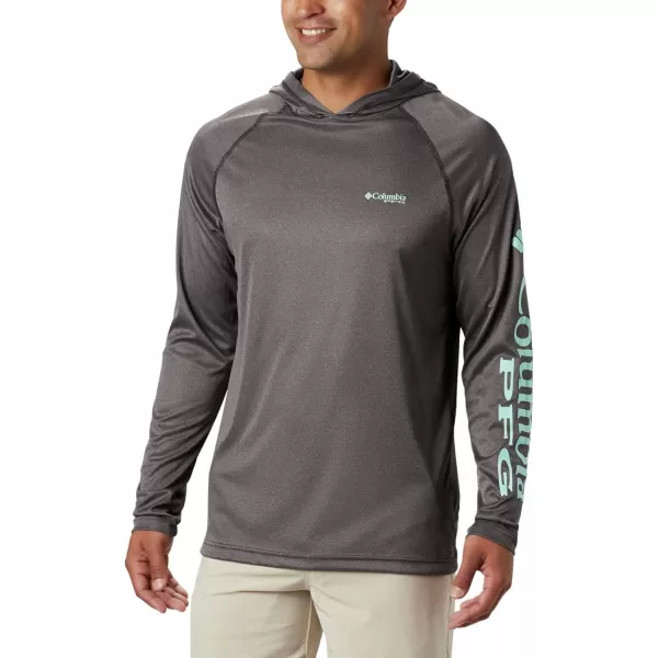 imageColumbia Mens Terminal Tackle Heather HoodieBlack Heather Gulf Stream Logo