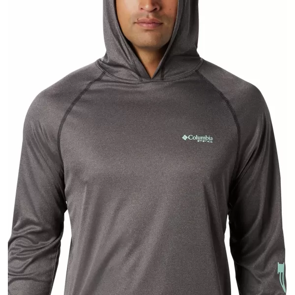 imageColumbia Mens Terminal Tackle Heather HoodieBlack Heather Gulf Stream Logo