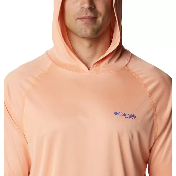 imageColumbia Mens Terminal Tackle Heather HoodieBright Nectar HeatherVivid Blue Logo