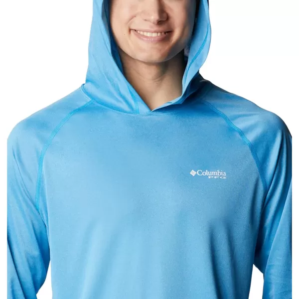 imageColumbia Mens Terminal Tackle Heather HoodieCompass Blue HeatherWhite Logo