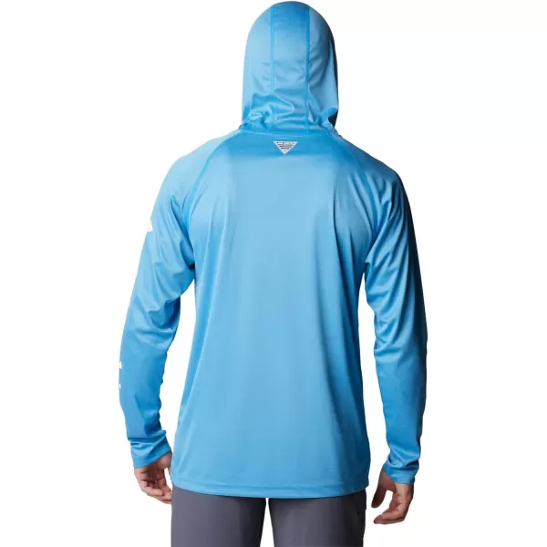 imageColumbia Mens Terminal Tackle Heather HoodieCompass Blue HeatherWhite Logo