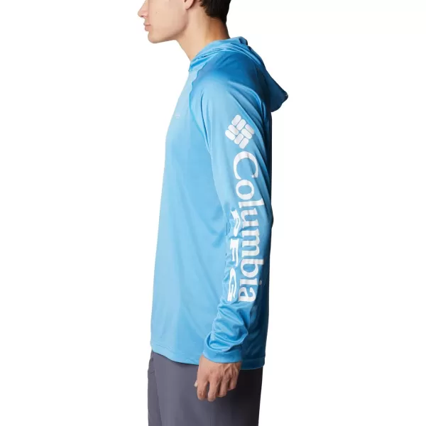 imageColumbia Mens Terminal Tackle Heather HoodieCompass Blue HeatherWhite Logo