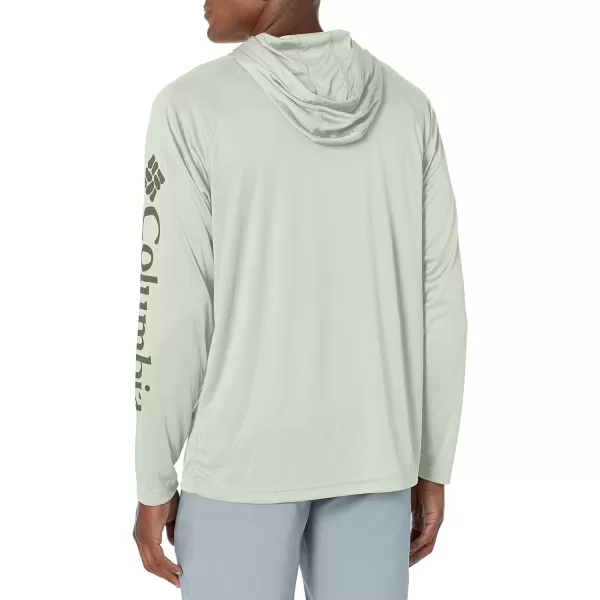 imageColumbia Mens Terminal Tackle Heather HoodieCool Green HeatherCypress Logo