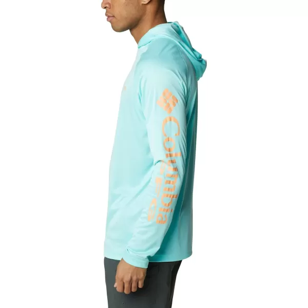 imageColumbia Mens Terminal Tackle Heather HoodieGulf Stream HeatherBright Nectar Logo