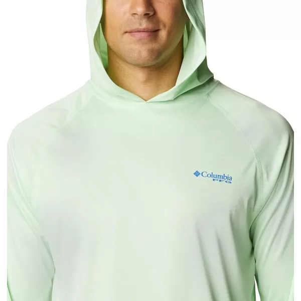 imageColumbia Mens Terminal Tackle Heather HoodieKey West HeatherVivid Blue Logo
