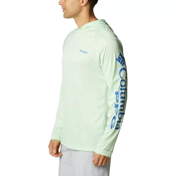 imageColumbia Mens Terminal Tackle Heather HoodieKey West HeatherVivid Blue Logo