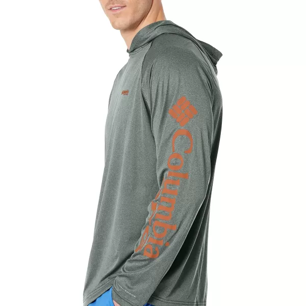 imageColumbia Mens Terminal Tackle Heather HoodiePond HeatherKoi Logo