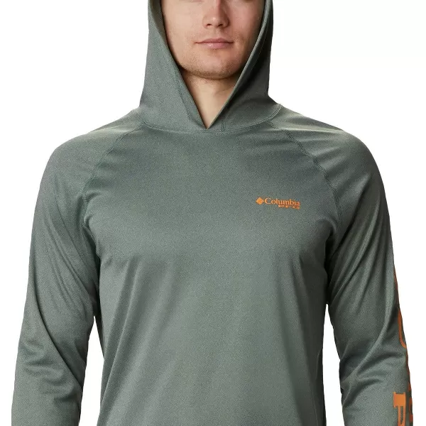 imageColumbia Mens Terminal Tackle Heather HoodiePond HeatherKoi Logo