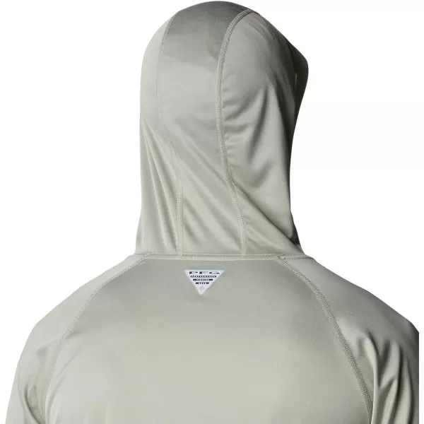 imageColumbia Mens Terminal Tackle Heather HoodieSafari HeatherCool Green Logo