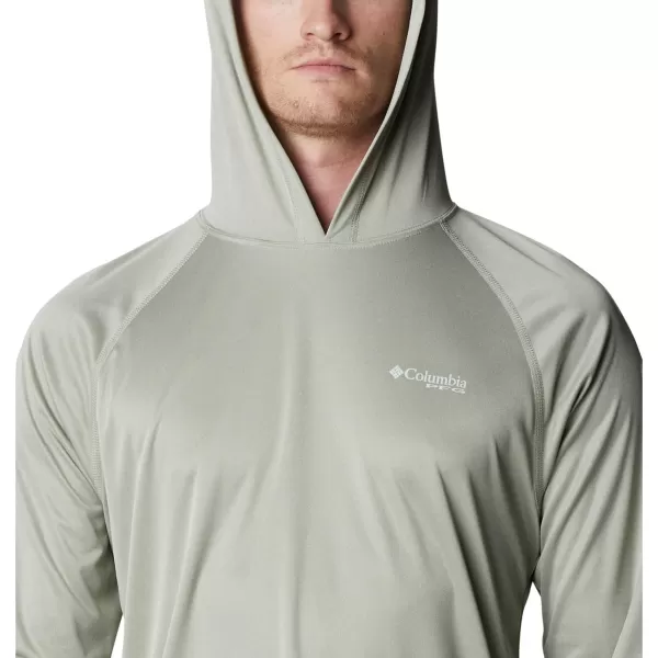 imageColumbia Mens Terminal Tackle Heather HoodieSafari HeatherCool Green Logo