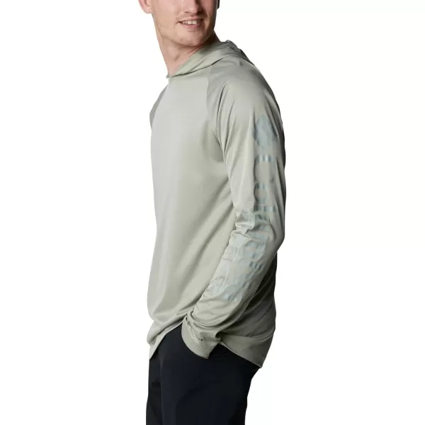 imageColumbia Mens Terminal Tackle Heather HoodieSafari HeatherCool Green Logo