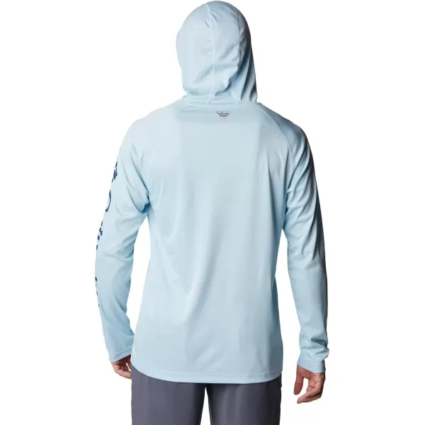 imageColumbia Mens Terminal Tackle Heather HoodieSpring Blue HeatherCarbon Logo