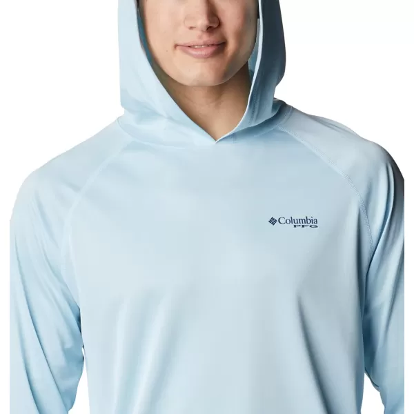 imageColumbia Mens Terminal Tackle Heather HoodieSpring Blue HeatherCarbon Logo