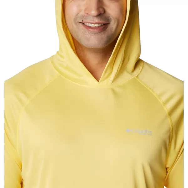 imageColumbia Mens Terminal Tackle Heather HoodieSun Glow HeatherCool Grey Logo