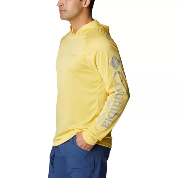 imageColumbia Mens Terminal Tackle Heather HoodieSun Glow HeatherCool Grey Logo