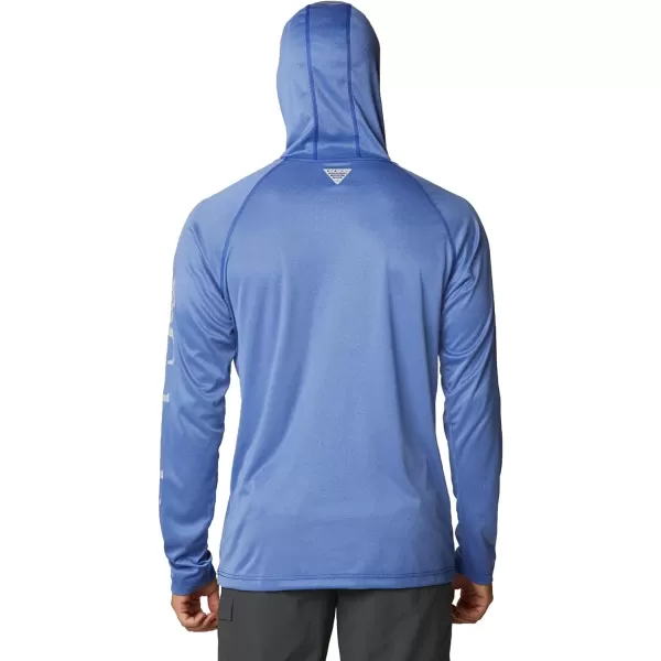 imageColumbia Mens Terminal Tackle Heather HoodieTanzanite HeatherCool Grey Logo