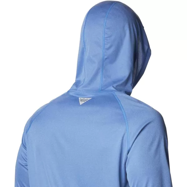 imageColumbia Mens Terminal Tackle Heather HoodieVivid Blue HeatherWinter Green Logo