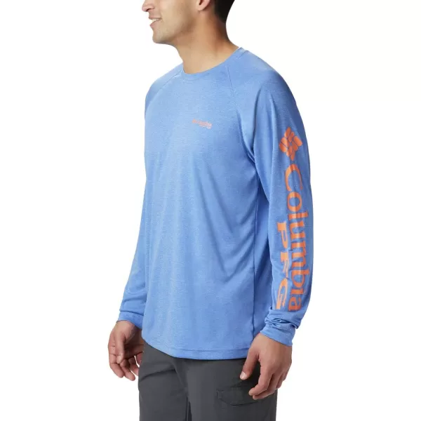 imageColumbia Mens Terminal Tackle Heather Long Sleeve ShirtBlue