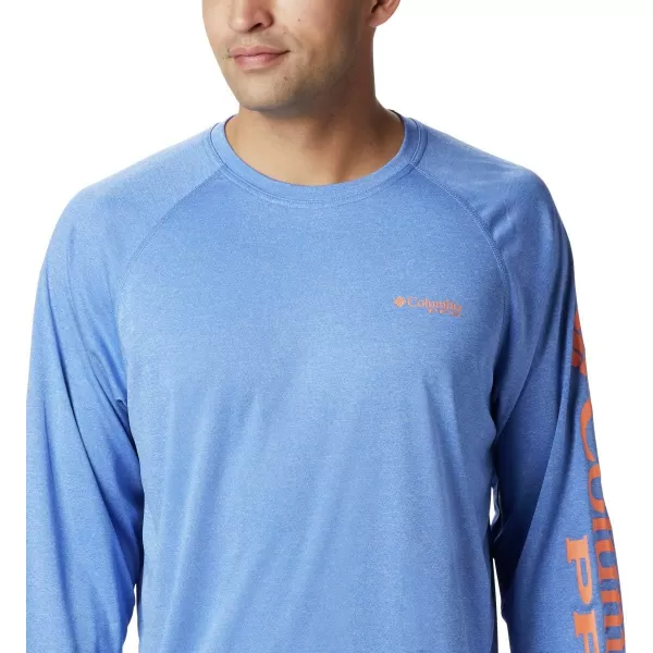 imageColumbia Mens Terminal Tackle Heather Long Sleeve ShirtBlue