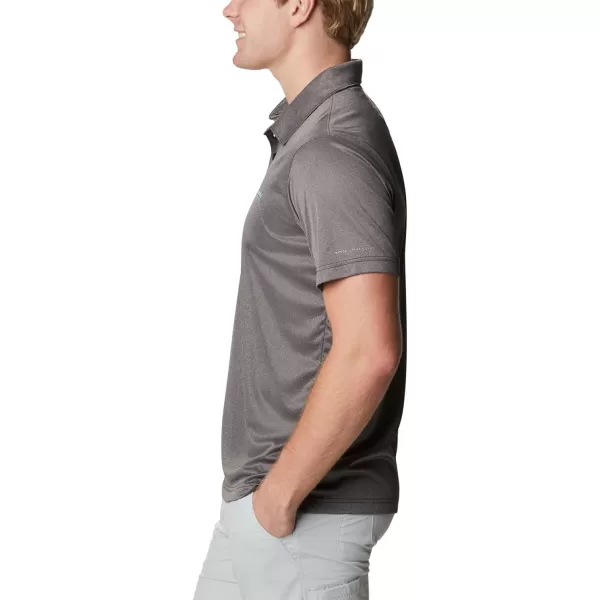 imageColumbia Mens Terminal Tackle Heather PoloBlack HeatherGulf Stream Logo