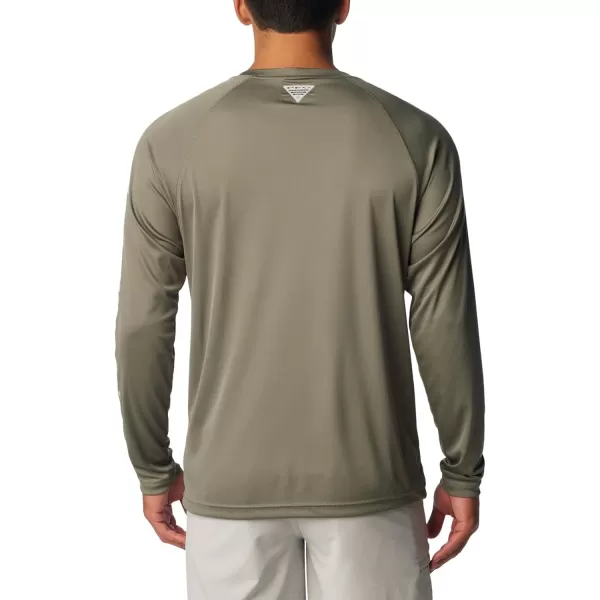 imageColumbia Mens Terminal Tackle Long Sleeve Shirt Key WestCypressCool Grey Logo