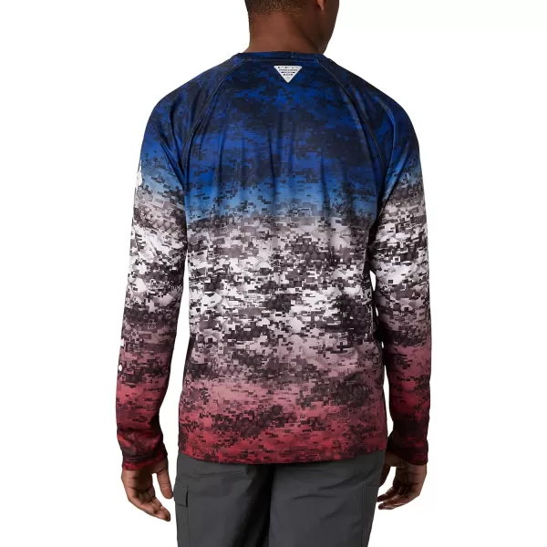 imageColumbia Mens Terminal Tackle Long Sleeve Shirt Wicking MaterialAmericana Digi Camo Fade