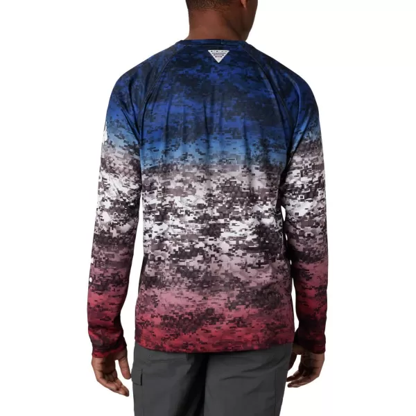 imageColumbia Mens Terminal Tackle Long Sleeve Shirt Wicking MaterialAmericana Digi Camo Fade