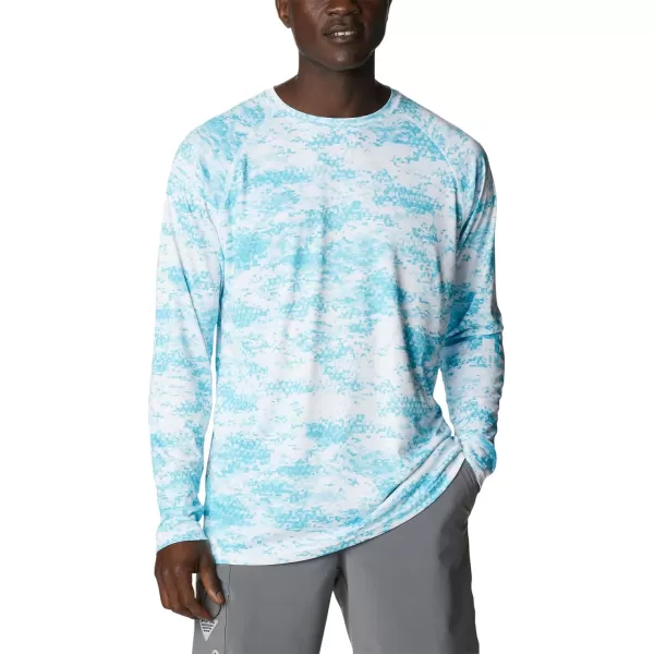 imageColumbia Mens Terminal Tackle Long Sleeve Shirt Wicking MaterialAtoll Pfg Camo