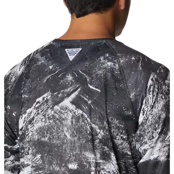imageColumbia Mens Terminal Tackle Long Sleeve Shirt Wicking MaterialBlack Realtree Horizon
