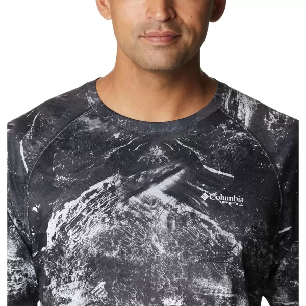 imageColumbia Mens Terminal Tackle Long Sleeve Shirt Wicking MaterialBlack Realtree Horizon