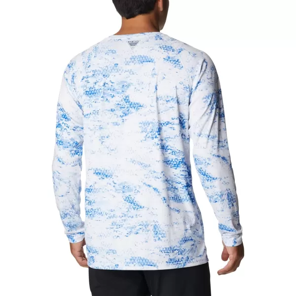 imageColumbia Mens Terminal Tackle Long Sleeve Shirt Wicking MaterialBlue Macaw Pfg Camo