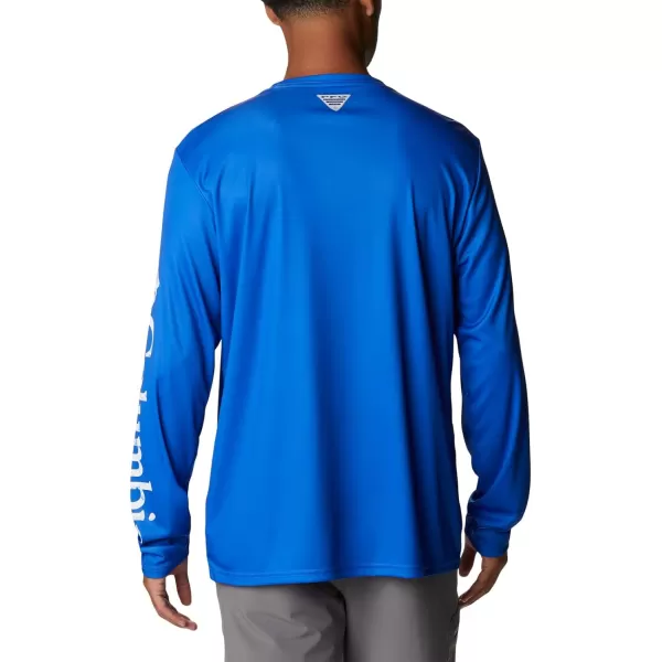 imageColumbia Mens Terminal Tackle Long Sleeve Shirt Wicking MaterialBlue MacawBlue Macaw Pfg Camo