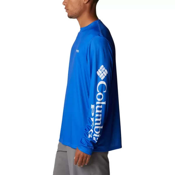 imageColumbia Mens Terminal Tackle Long Sleeve Shirt Wicking MaterialBlue MacawBlue Macaw Pfg Camo