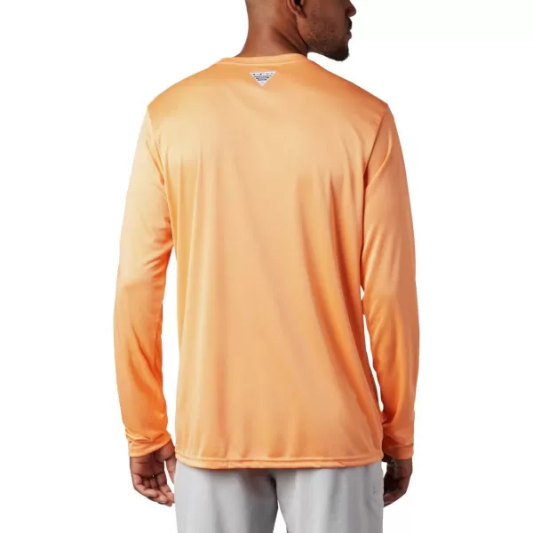 imageColumbia Mens Terminal Tackle Long Sleeve Shirt Wicking MaterialBright NectarVivid Blue Realtree Mako