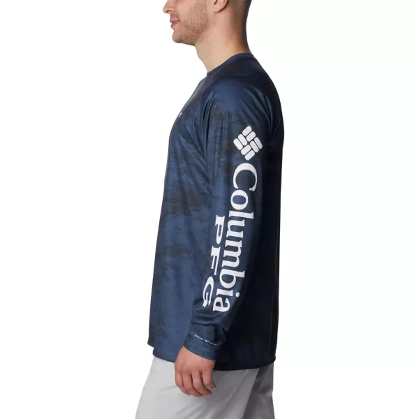 imageColumbia Mens Terminal Tackle Long Sleeve Shirt Wicking MaterialCarbon Pfg Camo