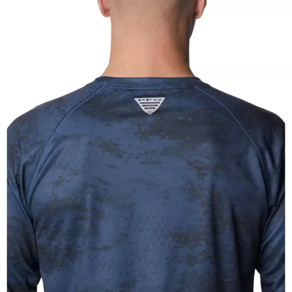 imageColumbia Mens Terminal Tackle Long Sleeve Shirt Wicking MaterialCarbon Pfg Camo